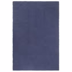 vidaXL Tapis rectangulaire Bleu marine 160x230 cm Coton