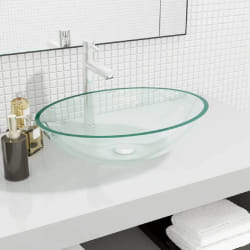 VidaXL Lavabo - Verre Transparent