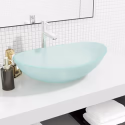 Ce lavabo en verre trempé sera un supplément élégant à toute salle de bain, toilette ou salle d'eau. Matériau durable : fabri ...