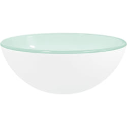 Vidaxl - Lavabo Verre trempé 30x12 cm Blanc