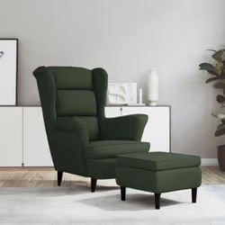 Ce fauteuil confortable avec un tabouret présente un équilibre parfait entre style et fonctionnalité. Il vous offre un endroi ...