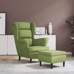 Ce fauteuil confortable avec un tabouret présente un équilibre parfait entre style et fonctionnalité. Il vous offre un endroi ...