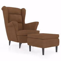 VidaXL 3115939, Velours, Marron, mousse, 110 kg, 550 mm, 545 mm