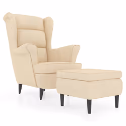 VidaXL 3115940, Velours, Crème, mousse, 110 kg, 550 mm, 545 mm