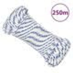 vidaXL Corde de bateau Blanc 4 mm 250 m polypropylène