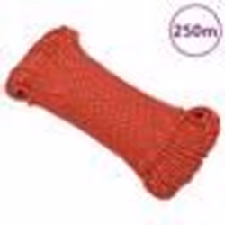 vidaXL Corde de bateau Rouge 3 mm 250 m Polypropylène