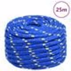 vidaXL Corde de bateau Bleu 20 mm 25 m Polypropylène