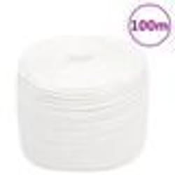 vidaXL Corde de bateau Blanc complet 8 mm 100 m Polypropylène
