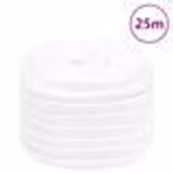 vidaXL Corde de bateau Blanc complet 20 mm 25 m Polypropylène