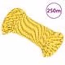 vidaXL Corde de bateau Jaune 4 mm 250 m Polypropylène
