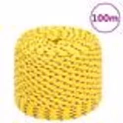vidaXL Corde de bateau Jaune 8 mm 100 m Polypropylène