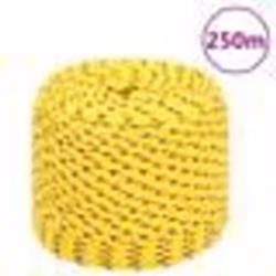 vidaXL Corde de bateau Jaune 10 mm 250 m Polypropylène