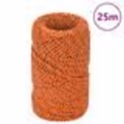 vidaXL Corde de bateau Orange 2 mm 25 m Polypropylène