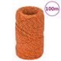vidaXL Corde de bateau Orange 2 mm 100 m Polypropylène