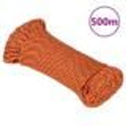 vidaXL Corde de bateau Orange 3 mm 500 m Polypropylène