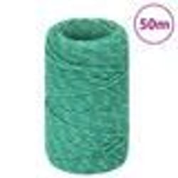 vidaXL Corde de bateau Vert 2 mm 50 m Polypropylène