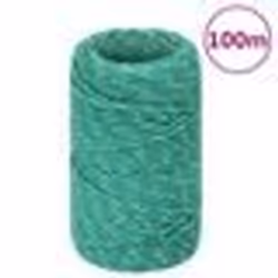 vidaXL Corde de bateau Vert 2 mm 100 m Polypropylène