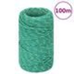 vidaXL Corde de bateau Vert 2 mm 100 m Polypropylène