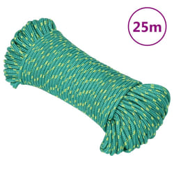 vidaXL Corde de bateau Vert 3 mm 25 m Polypropylène
