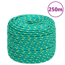 vidaXL Corde de bateau Vert 6 mm 250 m Polypropylène