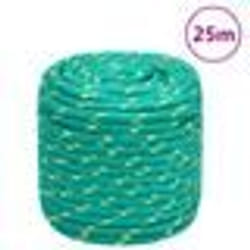 vidaXL Corde de bateau Vert 16 mm 25 m Polypropylène
