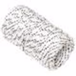 vidaXL Corde de bateau tressé Blanc 2 mmx50 m Polyester