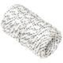 vidaXL Corde de bateau tressé Blanc 2 mmx50 m Polyester
