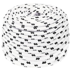 vidaXL Corde de bateau tressé Blanc 10 mmx25 m Polyester