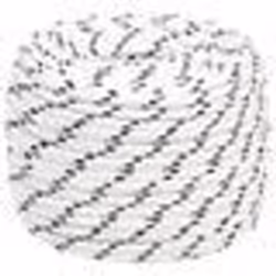 vidaXL Corde de bateau tressé Blanc 14 mmx25 m Polyester