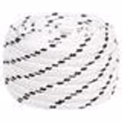 vidaXL Corde de bateau tressé Blanc 18 mmx25 m Polyester