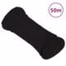 vidaXL Corde de travail Noir 4 mm 50 m Polyester