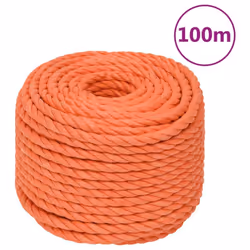 Robuste et polyvalente pour tous vos travaux La corde de travail VIDAXL orange 24 mm est conçue pour les professionnels et le ...