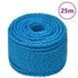 vidaXL Corde de travail Bleu 14 mm 25 m Polypropylène