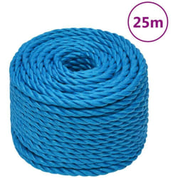 Vidaxl - Corde de travail Bleu 16 mm 25 m Polypropylène
