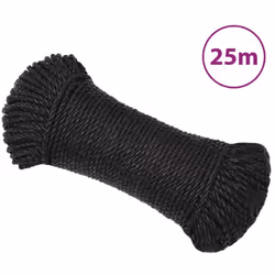 Cette corde de travail torsadée est idéale pour une utilisation générale autour de la maison, dans le jardin et dans l'atelie ...