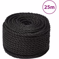 Cette corde de travail torsadée est idéale pour une utilisation générale autour de la maison, dans le jardin et dans l'atelie ...