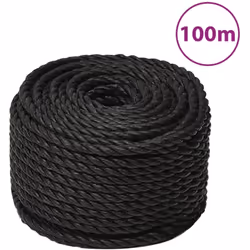 Cette corde de travail torsadée est idéale pour une utilisation générale autour de la maison, dans le jardin et dans l'atelie ...