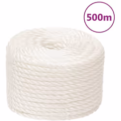 Cette corde de travail torsadée est idéale pour une utilisation générale autour de la maison, dans le jardin et dans l'atelie ...