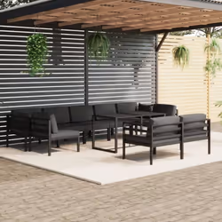 Alliant style et fonctionnalité, ce salon de jardin en aluminium vous offre un endroit parfait pour vous détendre et profiter ...