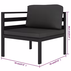 VidaXL 3115929 ensemble de meubles de jardin - Vue supplémentaire 6
