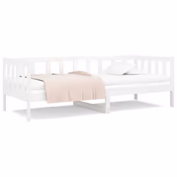 VidaXL 814645, lit sofa, Blanc, Bois de pin, 1935 mm, 960 mm, 660 mm