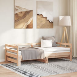 Vidaxl - Lit coulissant sans matelas 90x190 cm