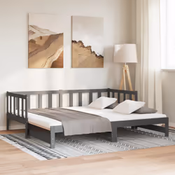 VidaXL 814666 canapé lit sofa Gris - Vue supplémentaire 4