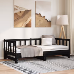 VidaXL 814668 canapé lit sofa Noir