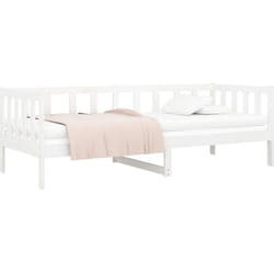 Lit de jour sans matelas blanc 80x200 cm bois de pin massif vidaXL