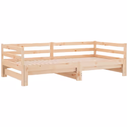 Ce lit de jour en bois polyvalent peut être utilisé comme lit dans votre chambre à coucher et s'intègre également parfaitemen ...