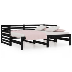 VidaXL 814713 canapé lit sofa Noir