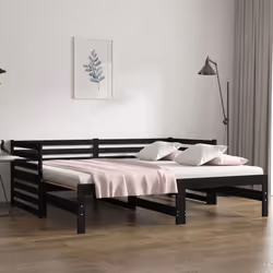 VidaXL 814713 canapé lit sofa Noir
