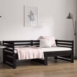 VidaXL 814713 canapé lit sofa Noir