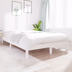 Ajoutez une touche moderne à votre chambre à coucher avec ce cadre de lit en bois classique ! Il apportera une touche pratiqu ...